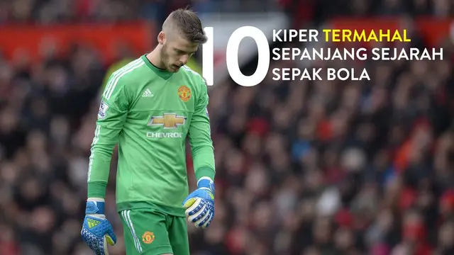 Video listikal tentang 10 kiper dengan biaya transfer termahal di sepanjang sejarah sepak bola.