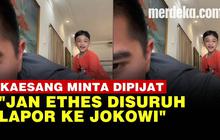 VIDEO: Ekspresi Jan Ethes Saat Diminta Pijat Kaesang, Langsung Banjir Komentar