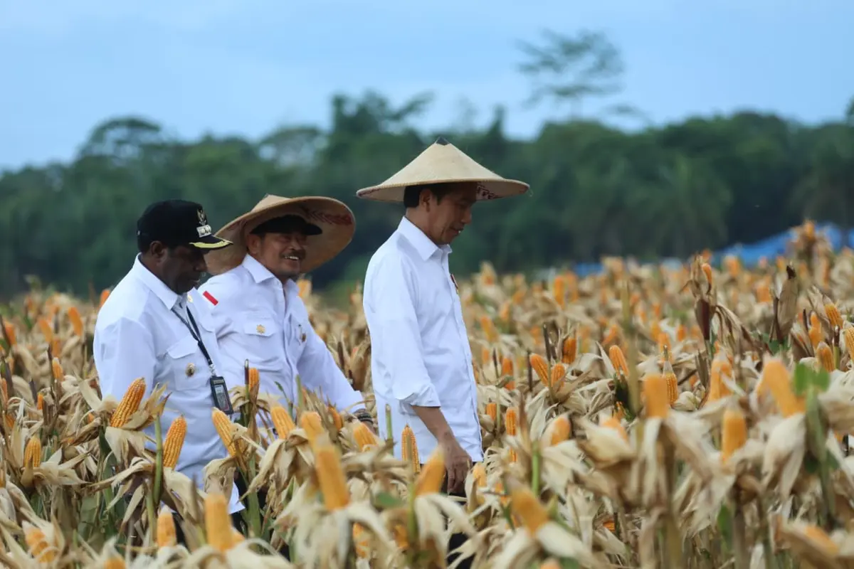 Jokowi dan Syahrul Yasin Limpo.