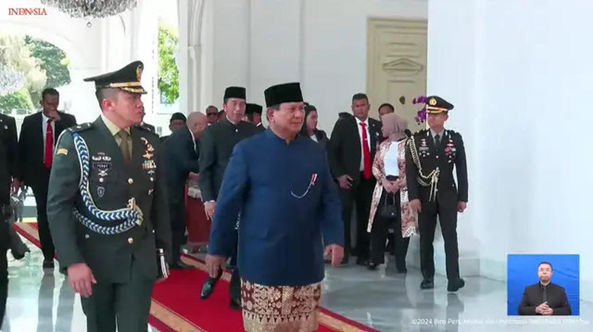 Beda dengan Jokowi, Iring-iringan Mobil Kepresidenan Prabowo Berwarna Putih
