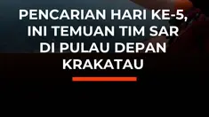 Hari kelima pencarian lima jurnalis dan tiga awak kapal yang hilang di Selat Sunda belum membuahkan hasil. Tim SAR memperluas area pencarian, namun terkendala ombak hingga 2,5 meter dan hujan abu vulkanik yang membuat jarak pandang sangat terbatas.