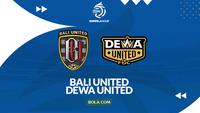 Bali United dan Dewa United. (Bola.com/Gregah Nurikhsani)