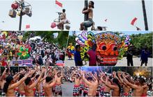 FOTO: Potret Warna-Warni Semarak Perayaan Hari Kemerdekaan RI ke-79 di Sejumlah Daerah di Indonesia