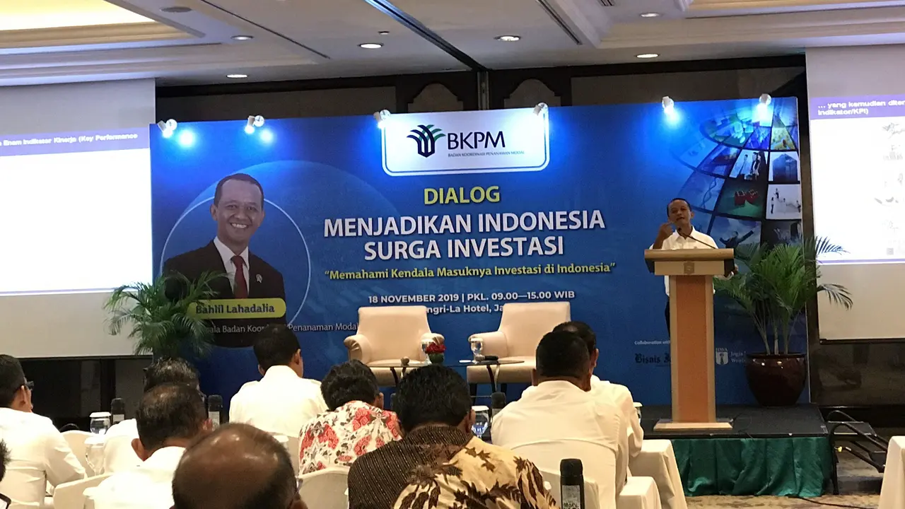 Kepala Badan Koordinasi Penanaman Modal (BKPM) Bahlil Lahadalia.