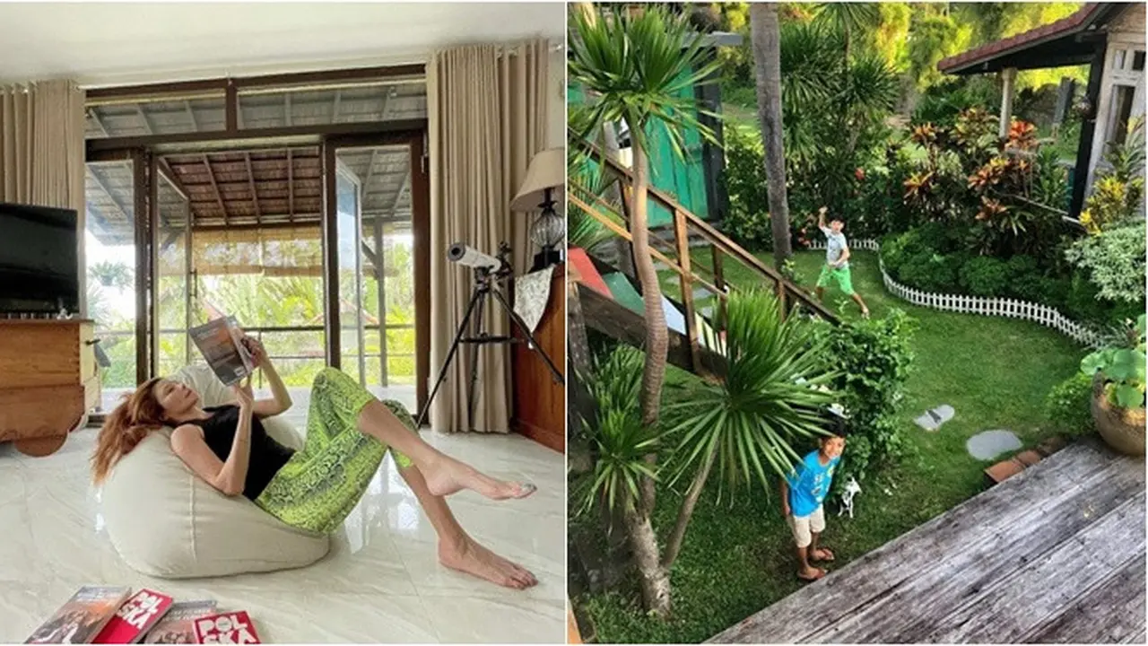 7 Potret Rumah Tamara Bleszynski di Bali, Sejuk Dikelilingi Tumbuhan Hijau