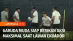 Jelang laga perdana melawan Ekuador, Tim Indonesia U-17 menggelar latihan di Stadion Gelora 10 November. Walau bukan hal yang mudah, namun Garuda Asia menargetkan kemenangan.