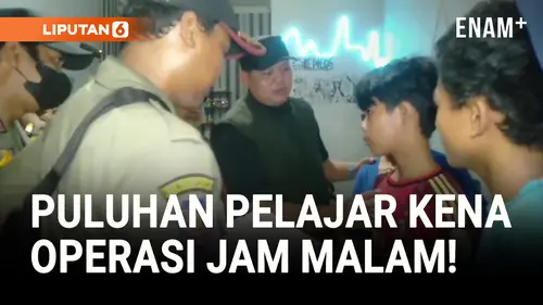 VIDEO: Operasi Jam Malam di Bekasi, Puluhan Pelajar Terjaring Main Warnet dan PS!