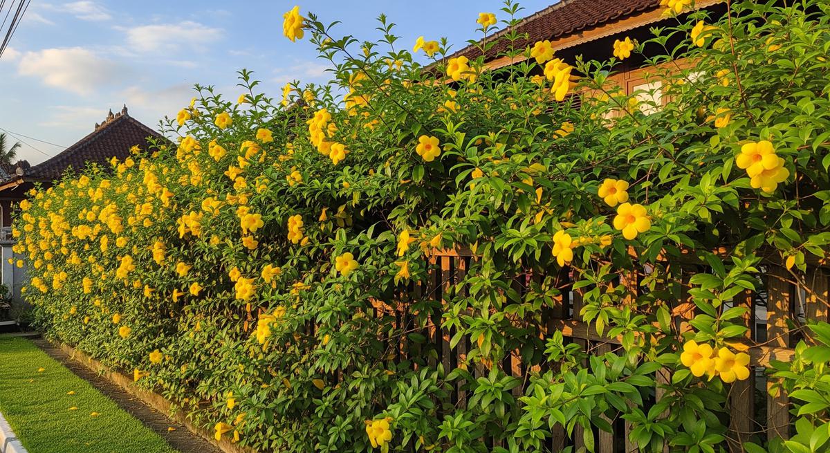 Alamanda Rambat untuk Pagar