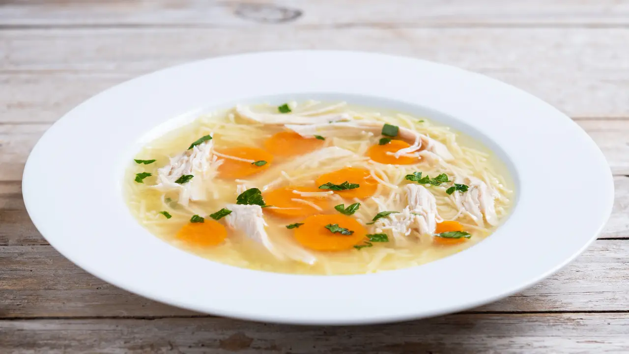 resep sup ayam suwir wortel