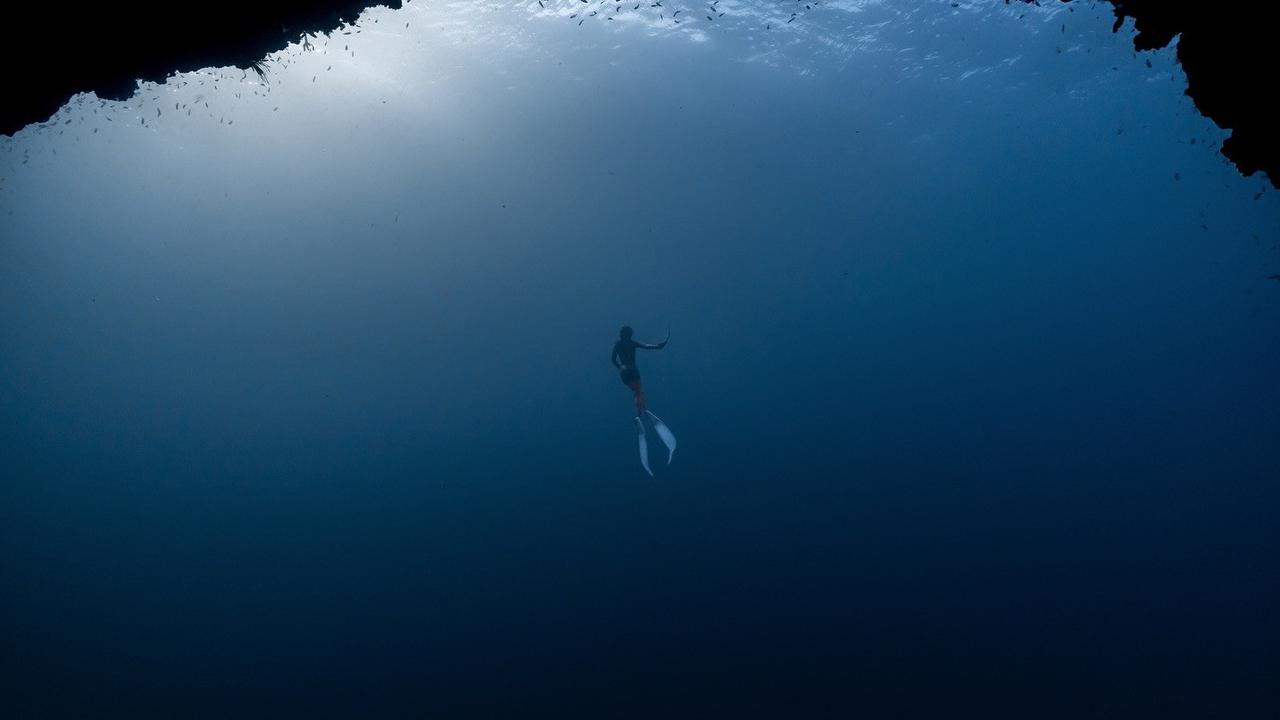 Momen Prilly Latuconsina saat Free Diving di Alor