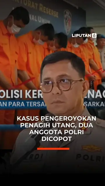 Kasus Pengeroyokan Penagih Utang, Dua Anggota Polri Dicopot