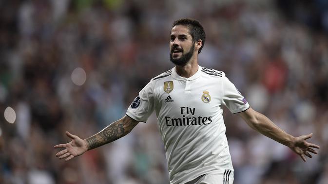 Gelandang serang Real Madrid Isco. (AFP/Oscar Del Pozo)