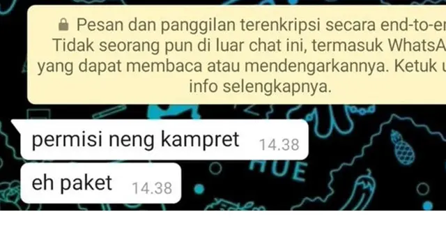 6 Chat Kurir Paket Salah Ketik ke Penerima Barang Ini Bikin Senyum-Senyum