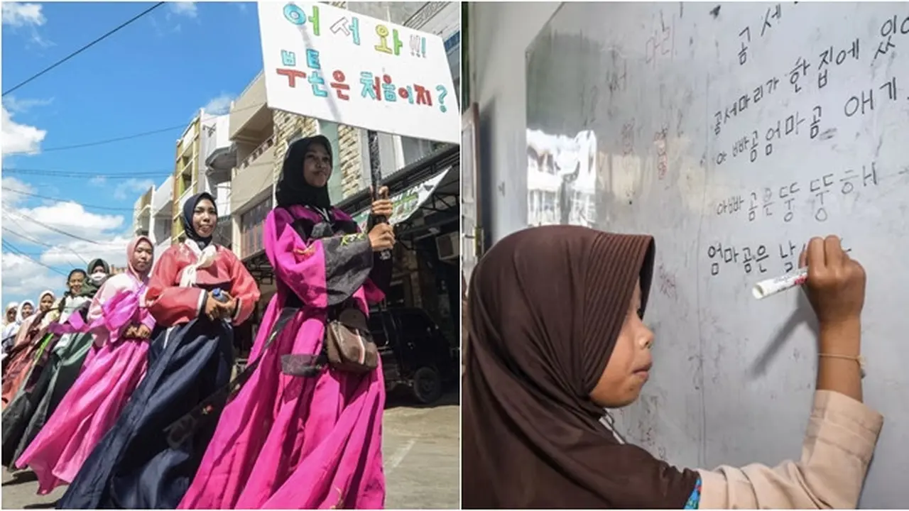 Potret Masyarakat Baubau Pakai Aksara Hangeul Korea, Dituturkan 80 Ribu Orang