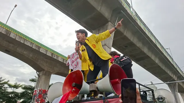 Demo Mahasiswa di Mabes Polri, Jumat (27/2/2026) hari ini.