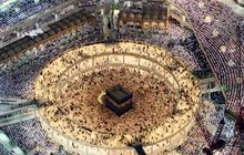 Keindahan malam takbir di Masjidil Haram