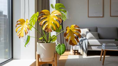 7 Kesalahan Menaruh Monstera yang Membuat Daunnya Menguning, Jangan Letakkan di Tempat Ini