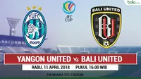 AFC CUP_Yangon United Vs Bali United (Bola.com/Adreanus Titus)