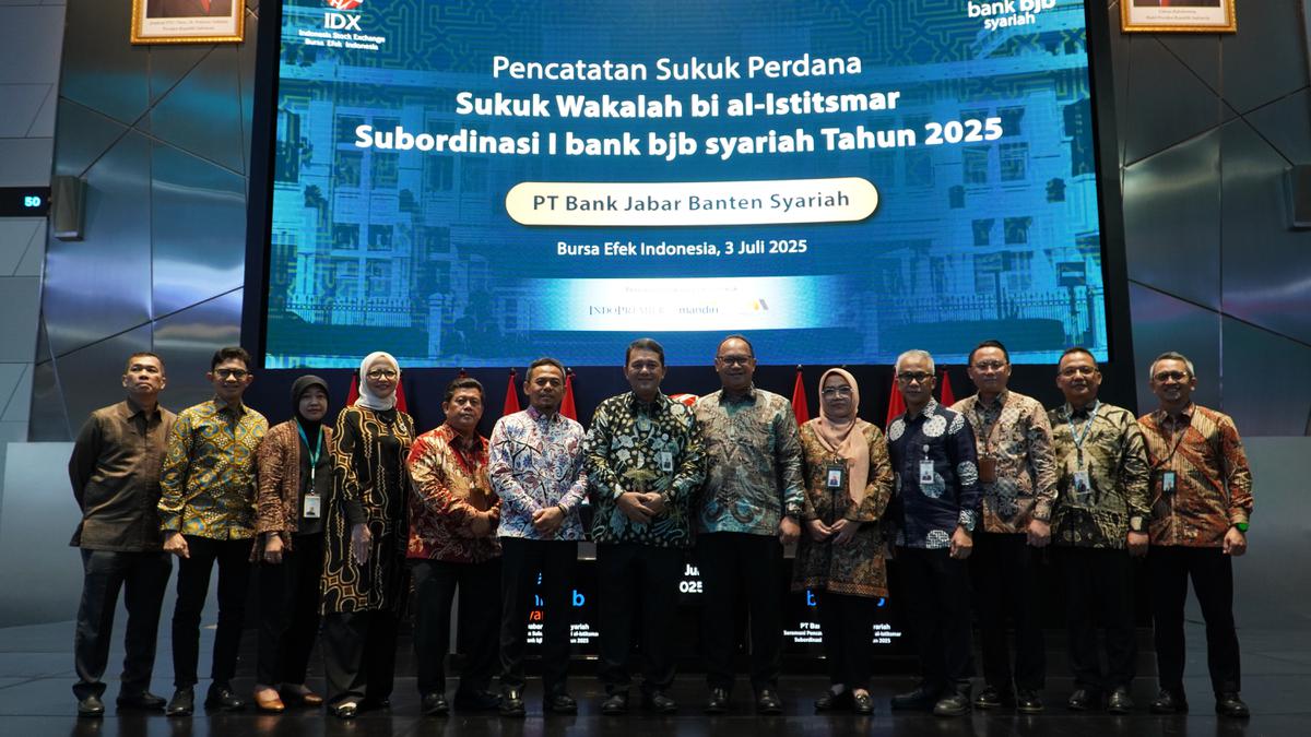Bank BJB Syariah Perluas Akses Pendanaan Usai Catatkan Sukuk Perdana di BEI