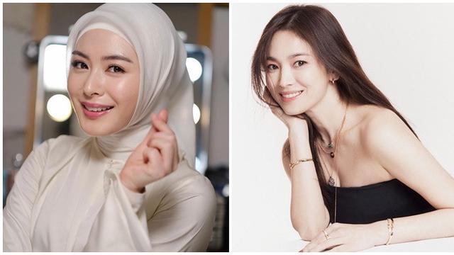 Disebut Mirip, Ini 6 Beda Pesona Ayana Moon dan Song Hye Kyo Pamer Senyum