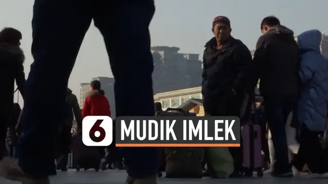 VIDEO: Mudik Imlek di China, Mudik Terbesar di Dunia