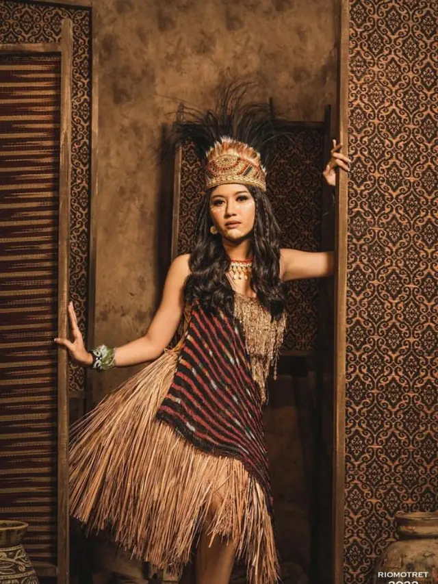 6 Potret Prewedding Kaesang Pangarep-Erina Gudono Pakai Busana Adat Papua