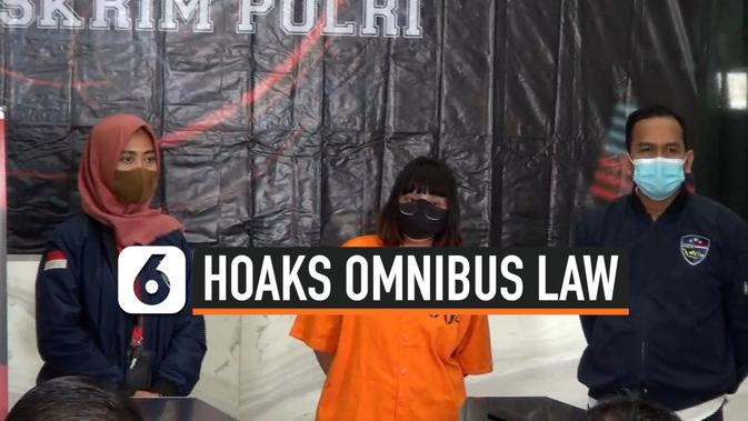 Video Polisi Tangkap Penyebar Hoaks Uu Cipta Kerja News Liputan6 Com