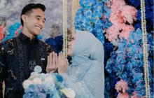 FOTO: Momen Manis Pemain Timnas Indonesia Rizky Ridho dan Sendy Aulia Resmi Bertunangan