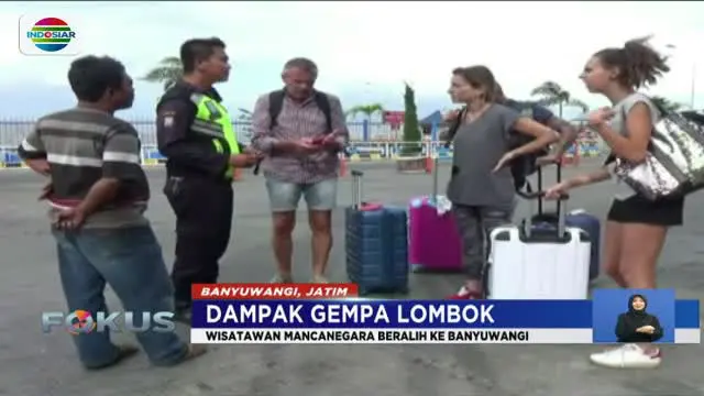 Dampak gempa di Lombok dan Bali, para wisatawan beralih memilih berlibur ke Banyuwangi.