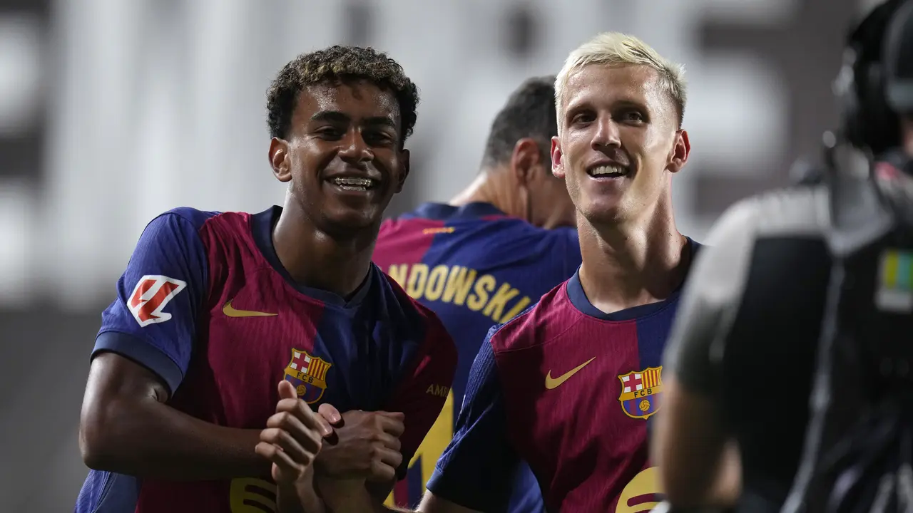 Lamine Yamal, Dani Olmo, Barcelona