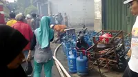 Gudang sembako di Jakarta Pusat terbakar