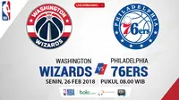 Washington Wizards Vs Philadelphia 76ers_2 (Bola.com/Adreanus Titus)