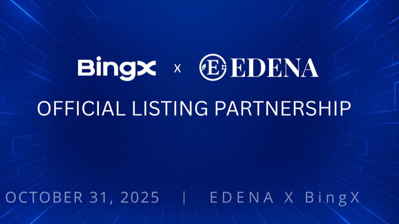 EDENA Capital Listing di BingX 31 Oktober, Siap Melantai di Bursa Global Top 5 November Ini