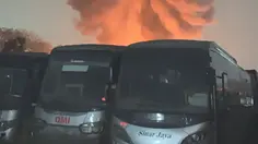 50 Bus Sinar Jaya Terbakar, Ledakan Terdengar Berkali-kali