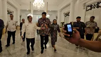 Menteri Perumahan dan Kawasan Permukiman (PKP) Maruarar Sirait mensosialisasikan kredit usaha rakyat atau KUR Perumahan kepada Gubernur DKI Jakarta, Pramono Anung. (Foto: Liputan6.com/Maulandy R)