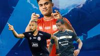 Liga 1 - Gustavo Almeida, Ramadhan Sananta, Alex Martins (Bola.com/Adreanus Titus)