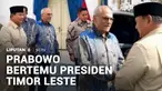 Presiden Prabowo Subianto menerima kunjungan Presiden Timor-Leste Jose Ramos-Horta serta 20 penerima nobel (laureate) di Istana Kepresidenan.