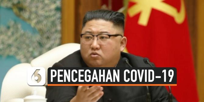 VIDEO: Kim Jong Un Pimpin Pertemuan Politbiro Bahas Pencegahan Covid-19 di Korea Utara