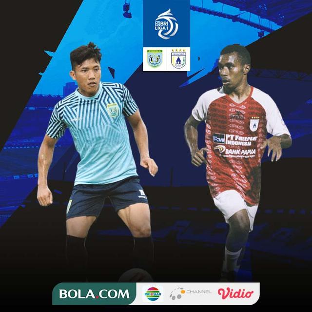 BRI Liga 1 - Duel Antarlini - Persela Lamongan Vs Persipura Jayapura