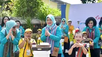 “Membaca dan Bercerita bersama Ibu Negara Iriana Joko Widodo beserta OASE KIM” di Balai Penjaminan Mutu Pendidikan Provinsi Nusa Tenggara Barat (NTB).