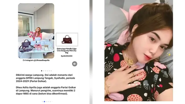 Viral Menantu Pamer Kekayaan, Anggota DPRD Lampung Tengah Buka Suara