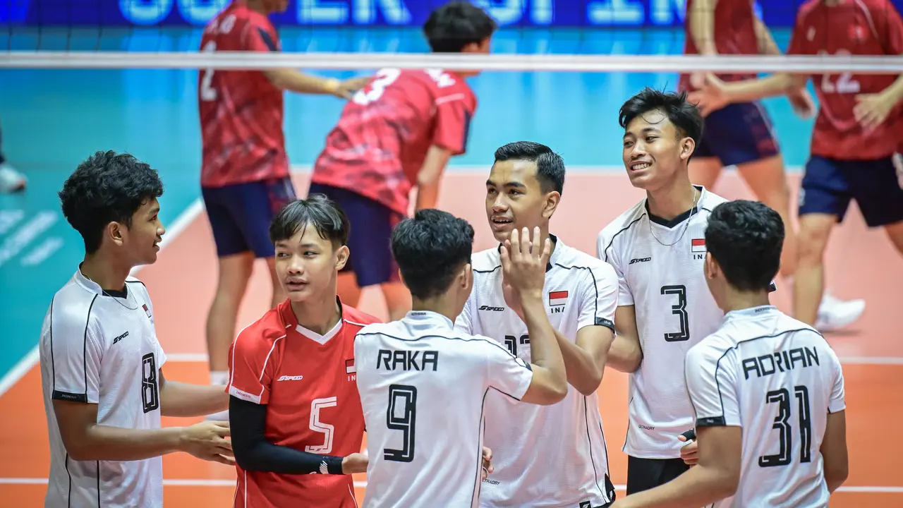 Timnas Voli Indonesia - Kejuaraan Voli Asia U-16 2025 - Bola Voli