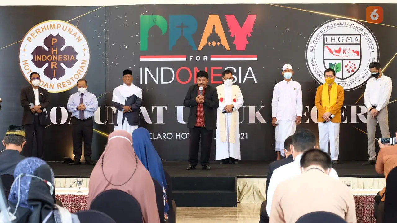 PHRI dan IHGMA gelar doa bersama lintas agama (Liputan6.com/Fauzan)