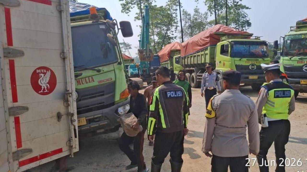 Polres Serang Tertibkan Galian Tanah di Cikande, Jamin Kelancaran Lalu Lintas