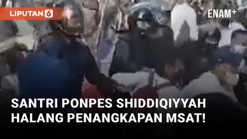 VIDEO: Penangkapan DPO Anak Kiai Jombang Dihadang Santri Ponpes Shiddiqiyyah