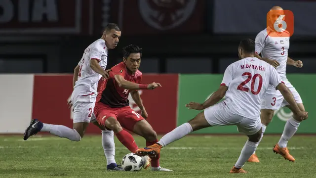 Sepak Bola : Indonesia Vs Palestina