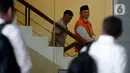 Bupati Sidoarjo nonaktif, Saiful Ilah bersiap menjalani pemeriksaan di gedung KPK, Jakarta, Rabu (19/2/2020). Saiful Ilah diperiksa sebagai tersangka dalam kasus dugaan suap pengadaan empat proyek infrastruktur di Dinas PUPR Kabupaten Sidoarjo. (merdeka.com/Dwi Narwoko)