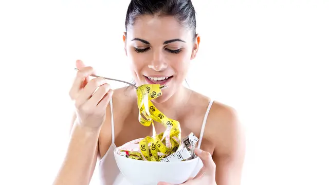 Ilustrasi diet menurunkan berat badan/freepik.com/nenuria