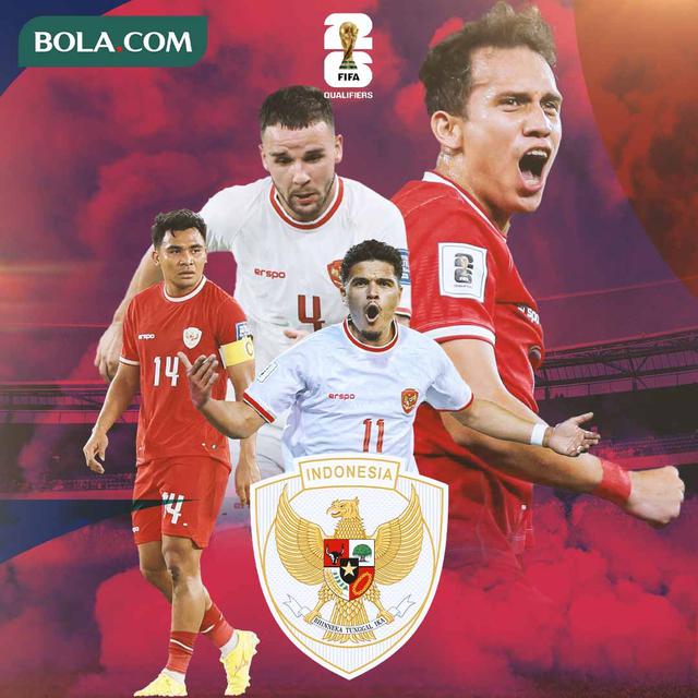 Timnas Indonesia - Ilustrasi Timnas Indonesia Piala Dunia 2026 (Asnawi Mangkualam, Egy Maulana Vikri, Calvin Verdonk, Ragnar Oratmangoen)