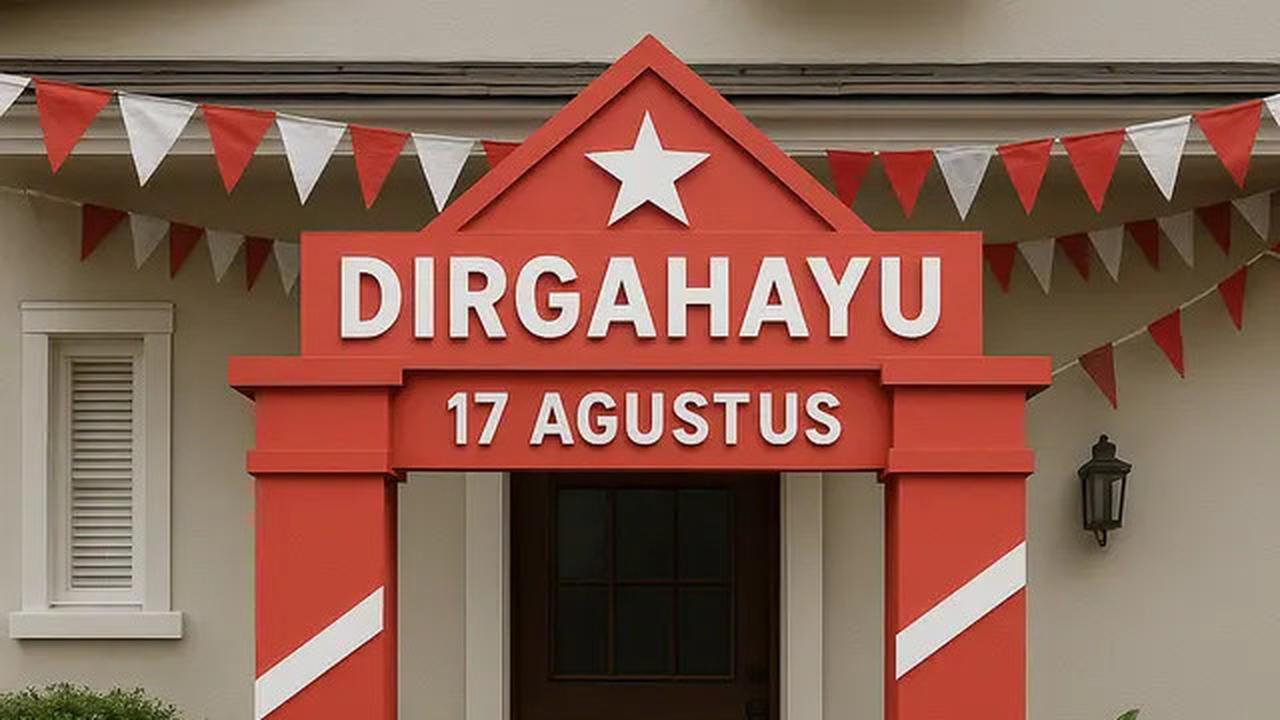 7 Contoh Dekorasi Depan Rumah untuk 17 Agustus 2025 yang Murah dan Bagus